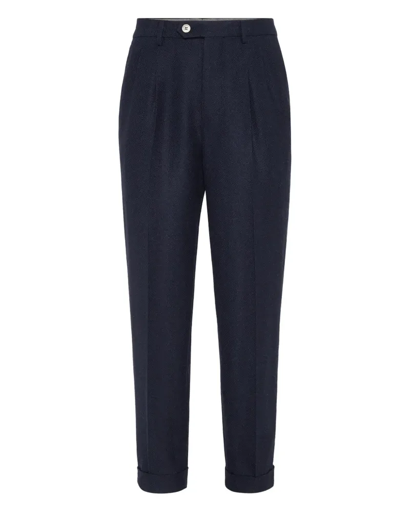 Brunello Cucinelli Hose mit Bundfalten - Blau Blau