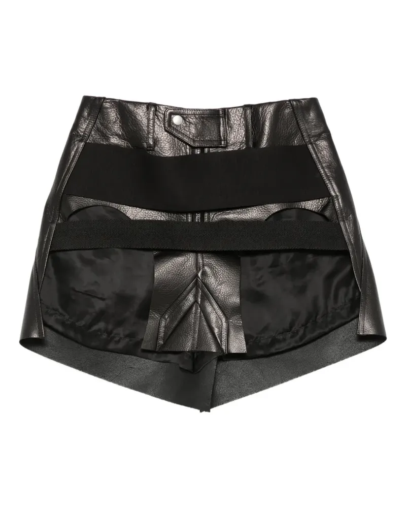 Rick Owens Temple Minirock - Schwarz Schwarz