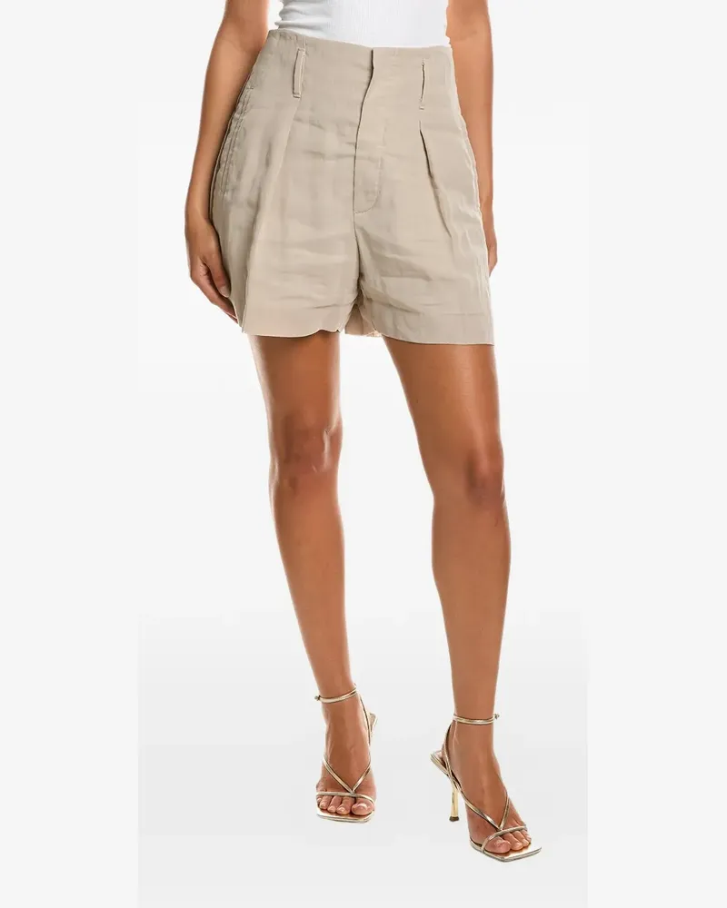 Brunello Cucinelli pleated tailored shorts - Nude Nude