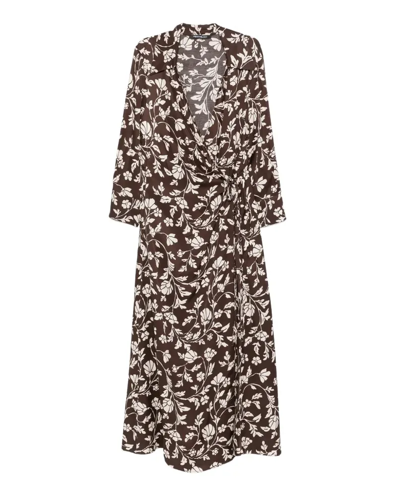 Pennyblack floral-print midi dress - Braun Braun