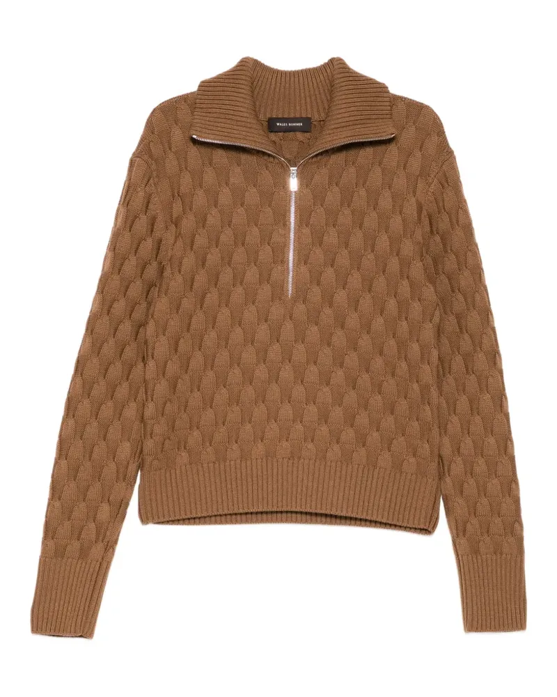 Wales Bonner Acoustic Pullover - Braun Braun