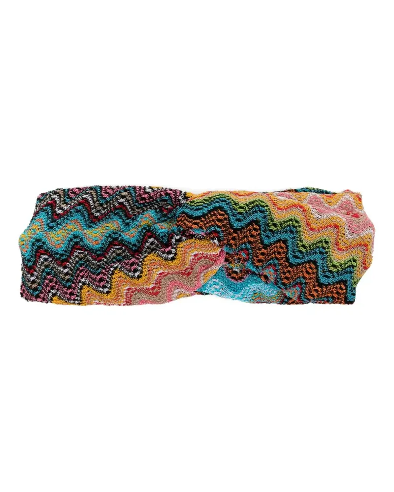 Missoni Gestricktes Stirnband - Rosa Rosa