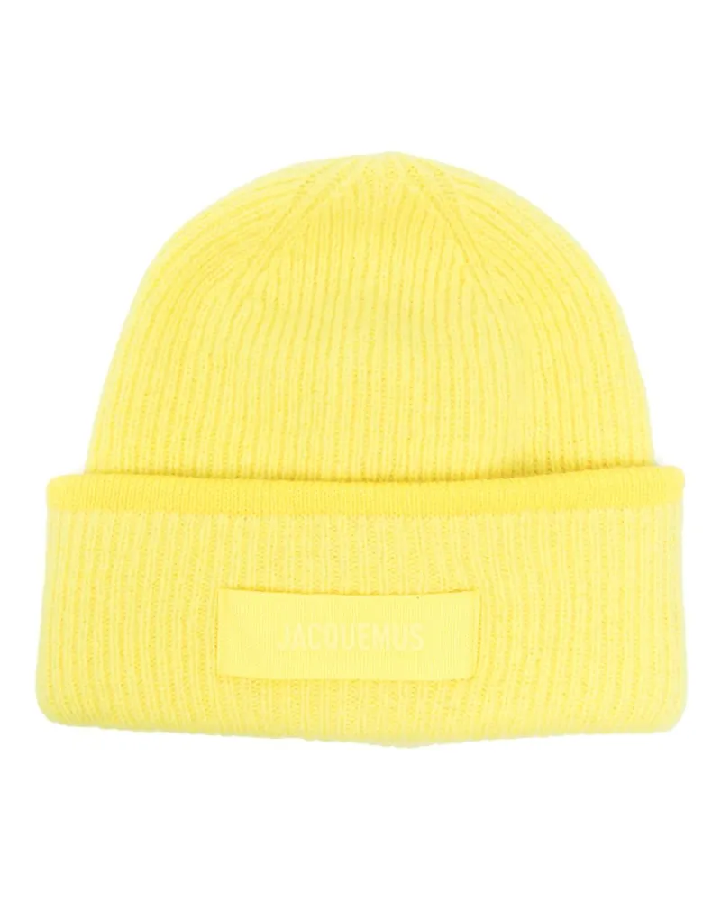 Jacquemus Le Bonnet Beanie - Gelb Gelb