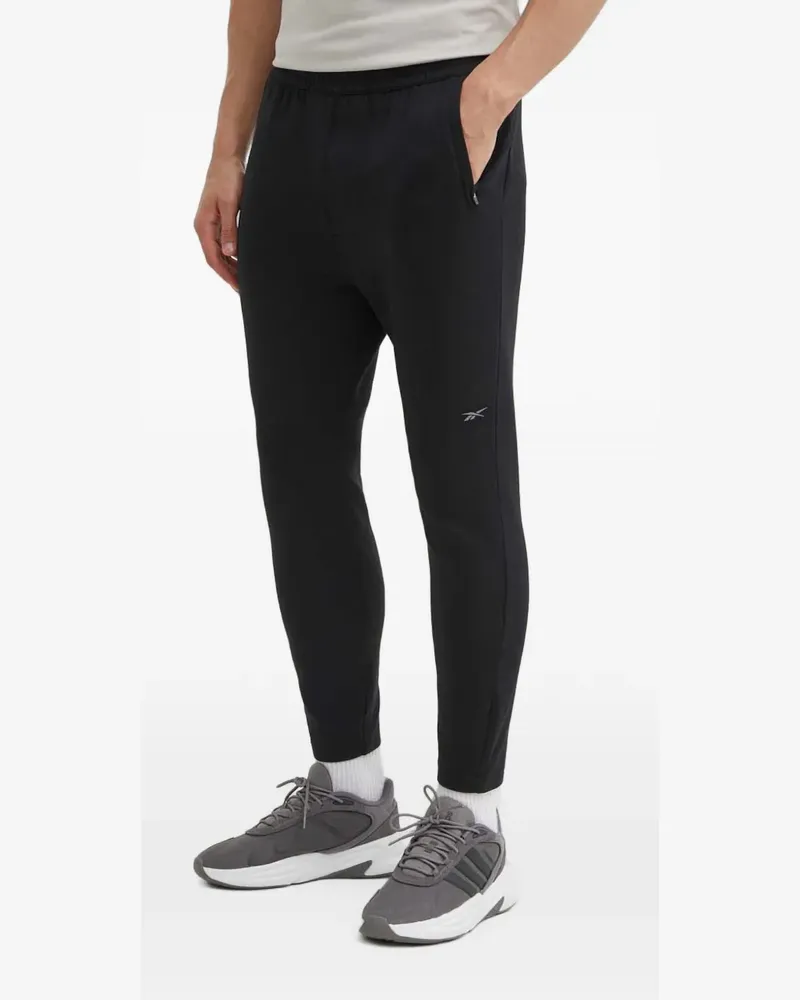 Reebok Hose mit Reißverschlusstasche - Schwarz Schwarz