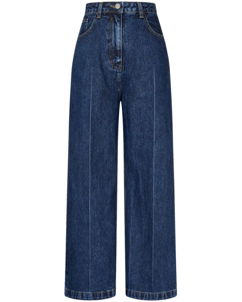 STUDIO TOMBOY Jeans mit Bügelfalten - Blau Blau