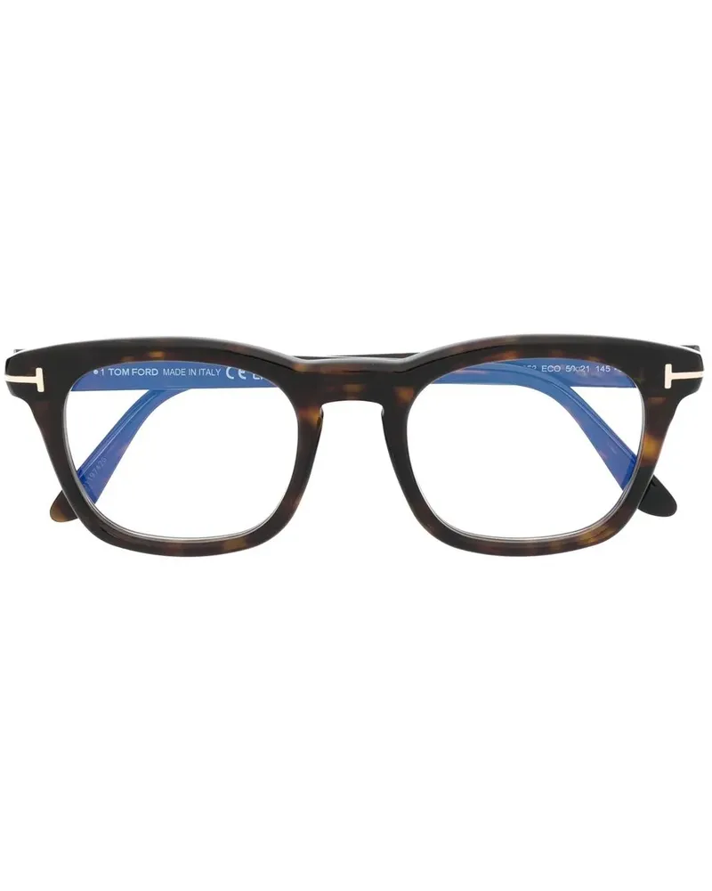 Tom Ford Brille mit Logo - Braun Braun