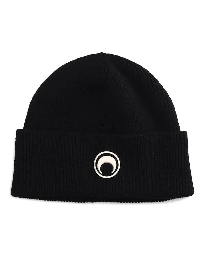 Marine Serre Crescent Moon beanie hat - Schwarz Schwarz