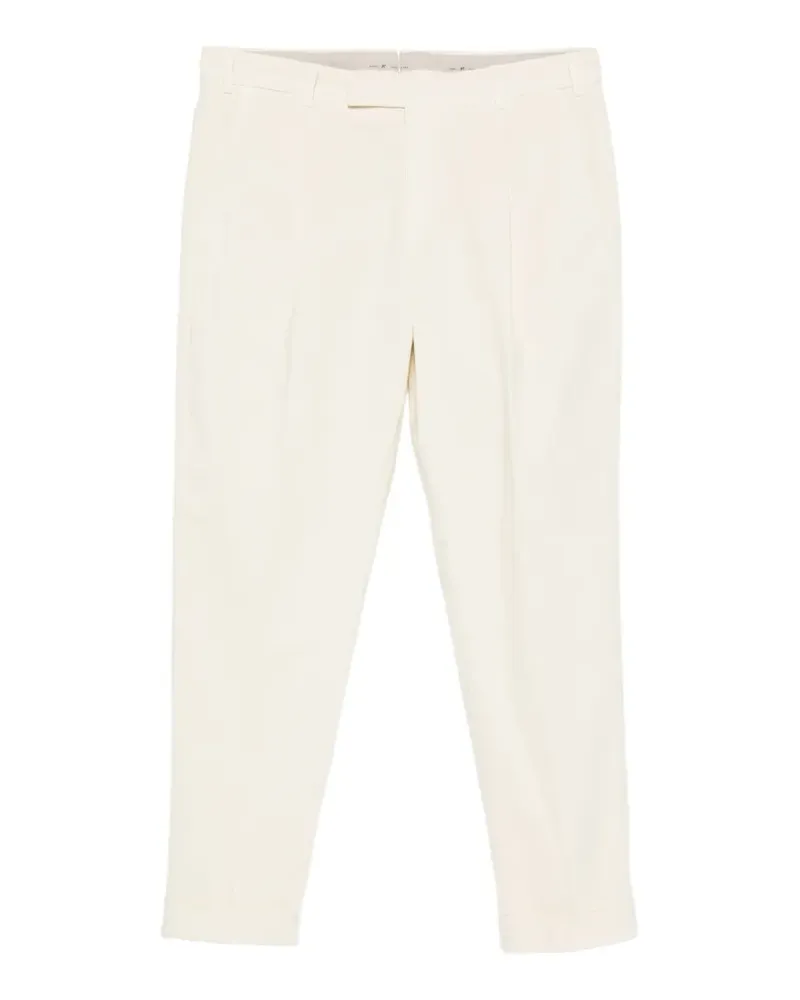 PT TORINO Plissierte Tapered-Hose - Nude Nude