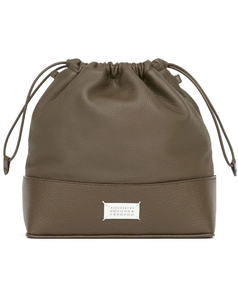 Maison Margiela 5AC Rucksack aus Leder - Grün Grün