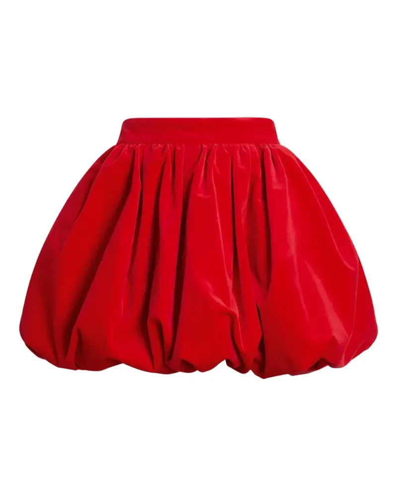 Patou Bubble Faltenrock mit Ballonärmeln - Rot Rot