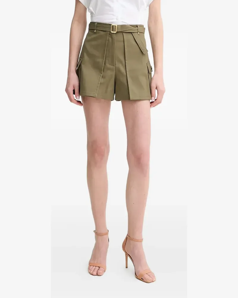 MARCIANO Los Angeles buckle belted shorts - Grün Grün