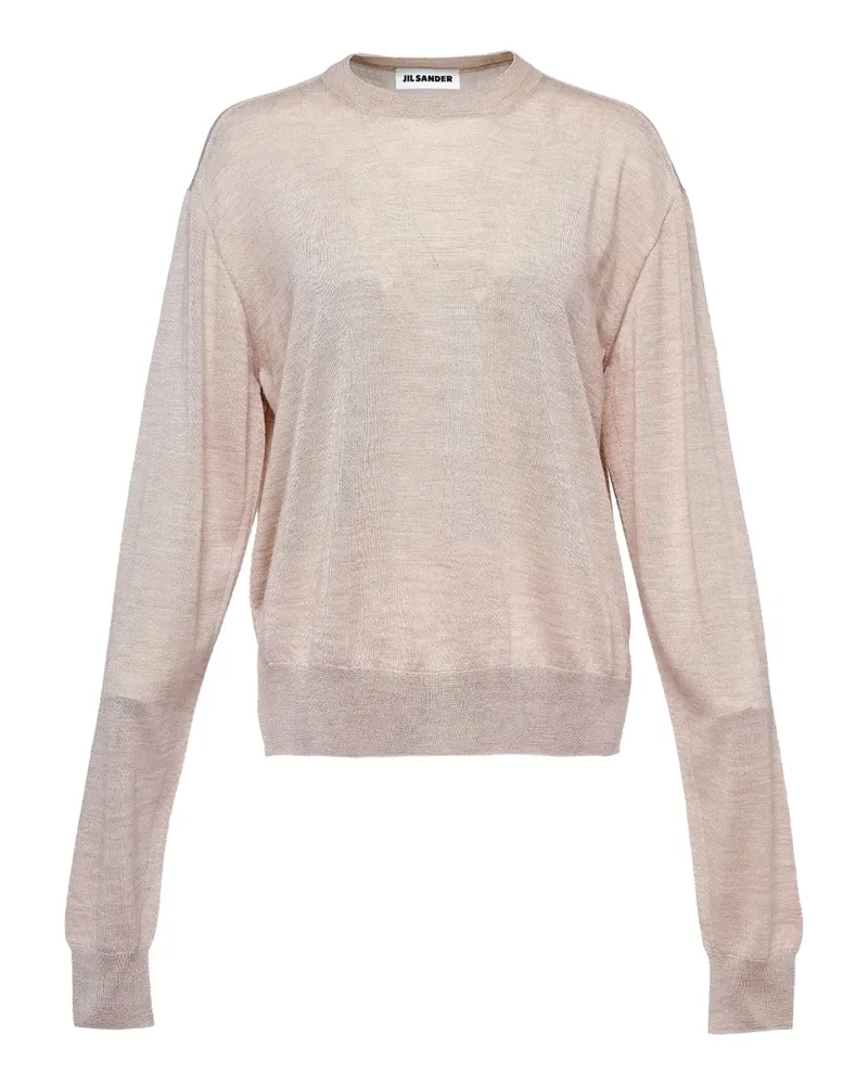 Jil Sander Pullover mit rundem Ausschnitt - Nude Nude