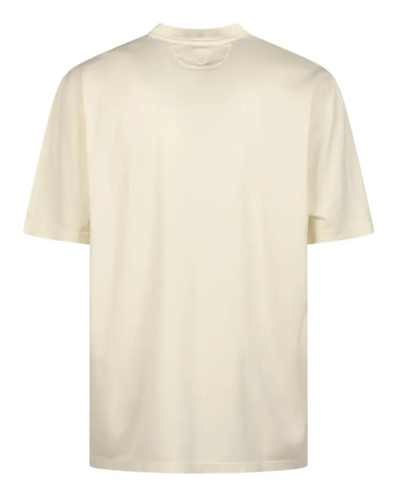 Canali T-Shirt mit rundem Ausschnitt - Nude Nude