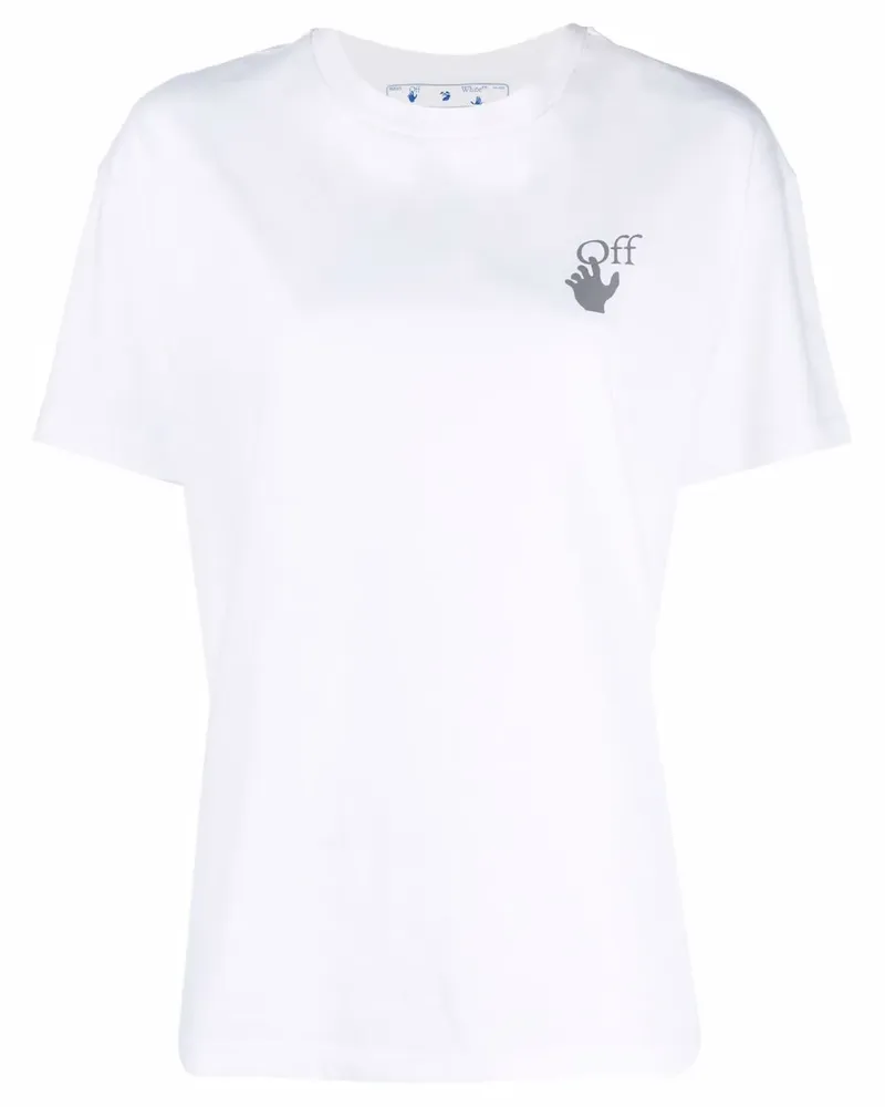 OFF-WHITE T-Shirt mit Pfeilmotiv - Weiß Weiß