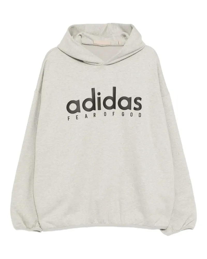 adidas Hoodie mit Logo - Grau Grau