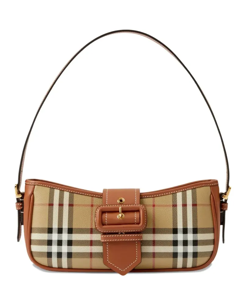 Burberry Schultertasche mit Vintage-Check - Nude Nude