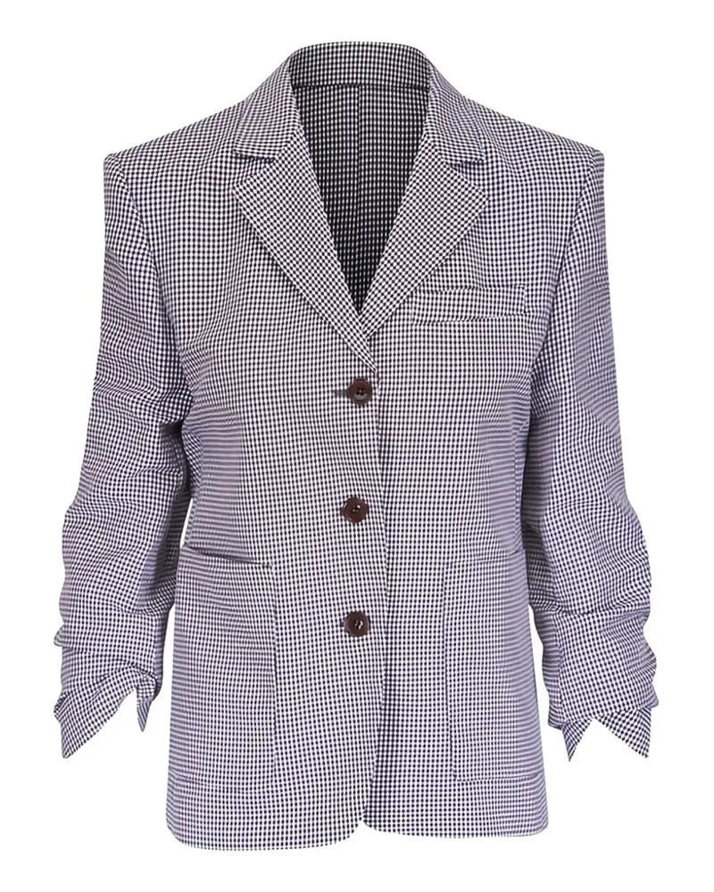 Dorothee Schumacher Blazer mit gerafften Ärmeln - Weiß Weiß