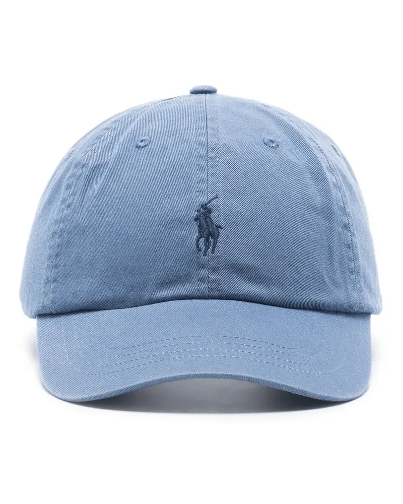 Ralph Lauren Baseballkappe mit Polo Pony-Stickerei - Blau Blau