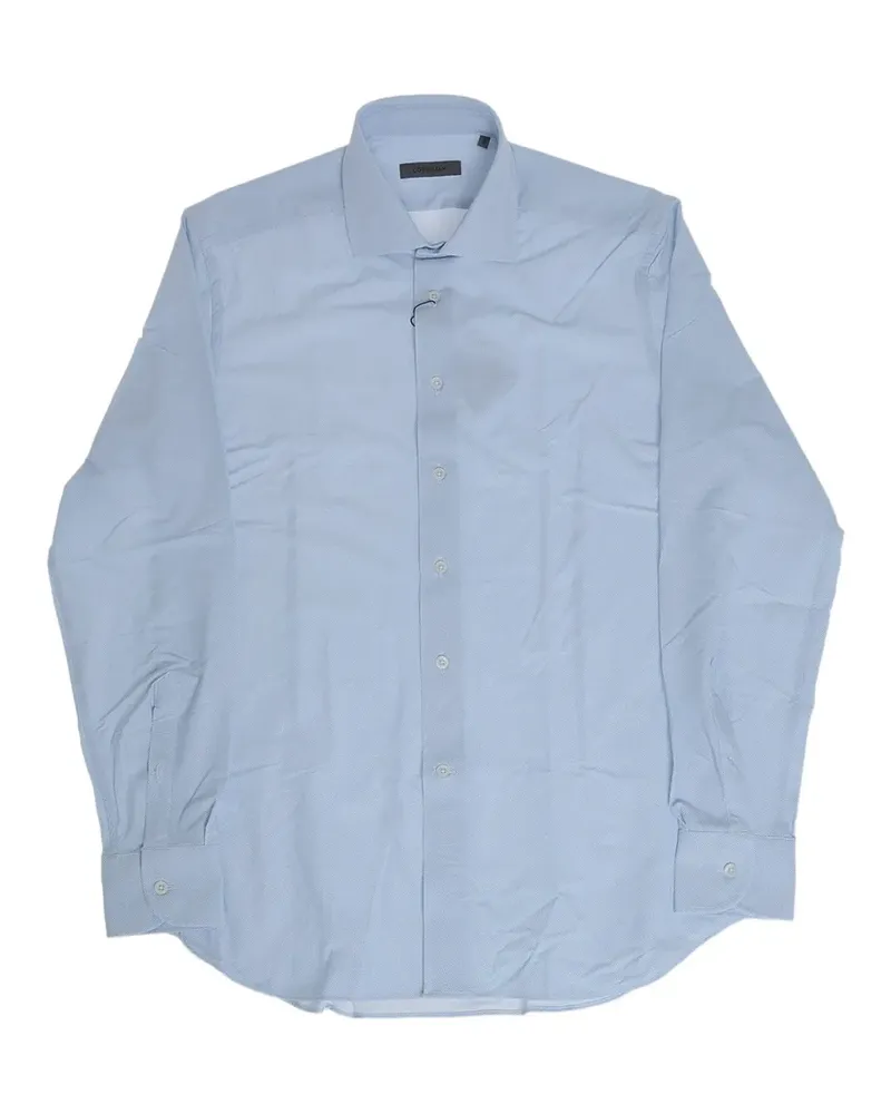 Corneliani striped stretch shirt - Blau Blau