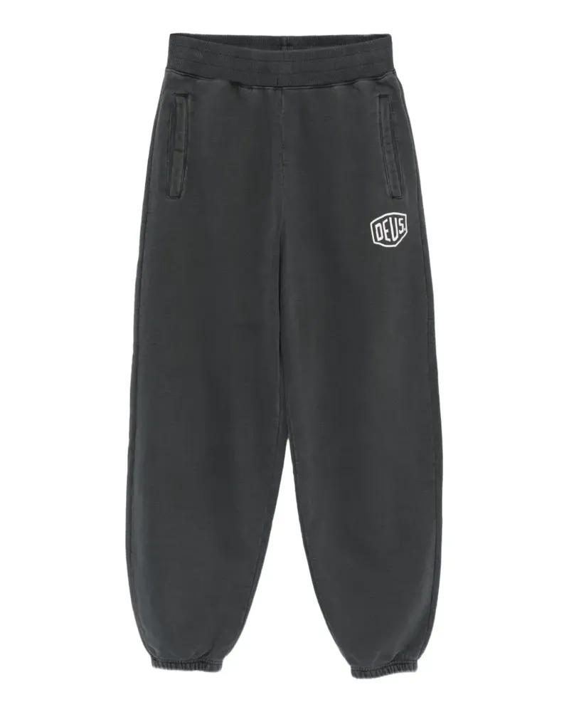 Deus Ex Machina Jogginghose mit Logo-Print - Schwarz Schwarz
