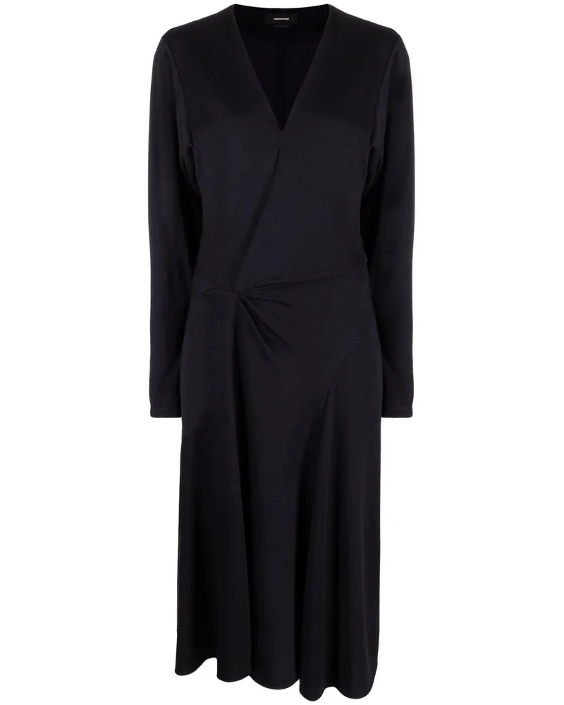 Isabel Marant Courtney Kleid - Schwarz Schwarz