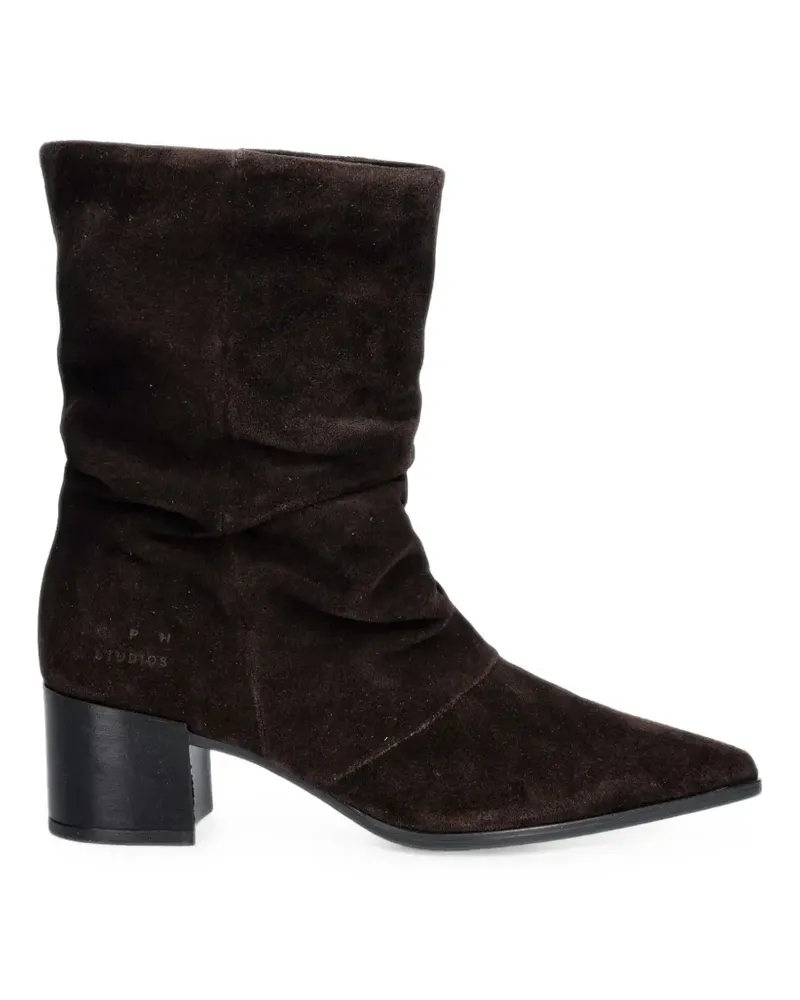 Copenhagen Stiefel mit spitzer Kappe - Braun Braun