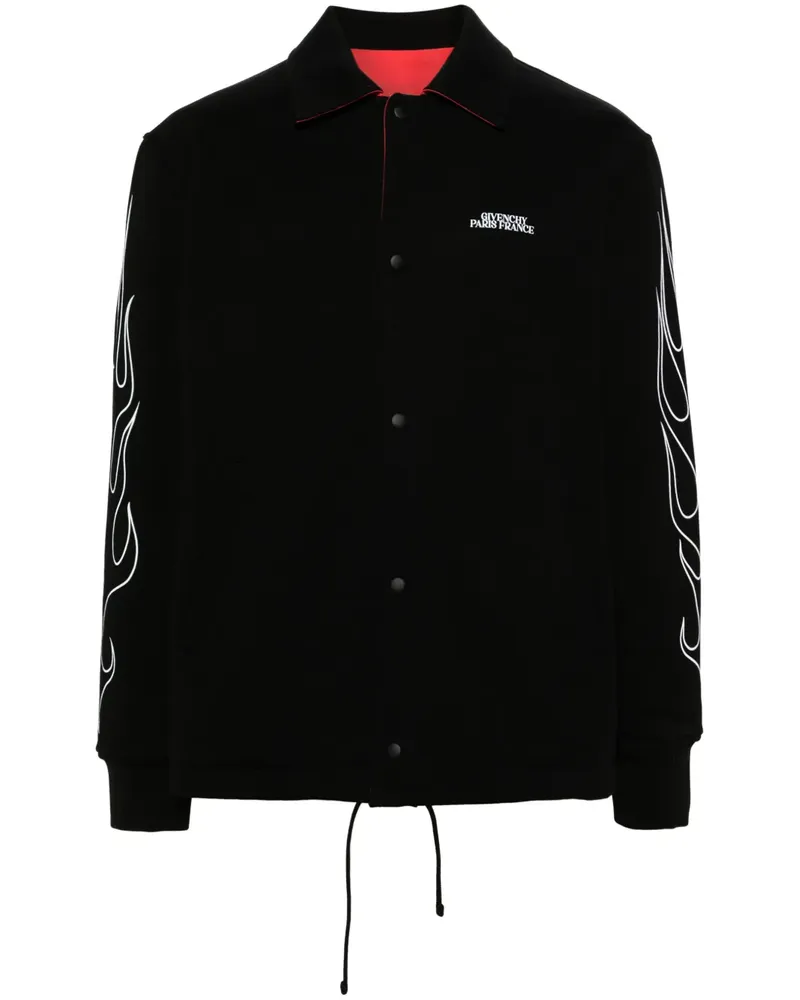 Givenchy Wendbare Jersey-Hemdjacke - Schwarz Schwarz