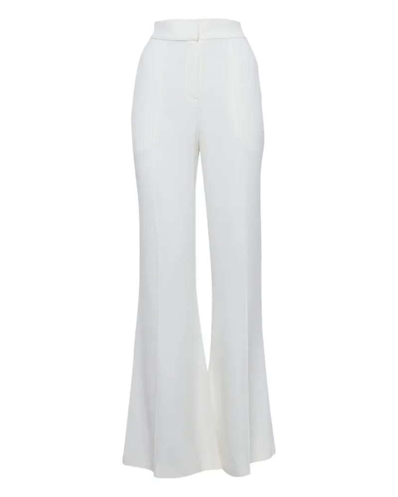 Elie Saab flared tailored trousers - Weiß Weiß