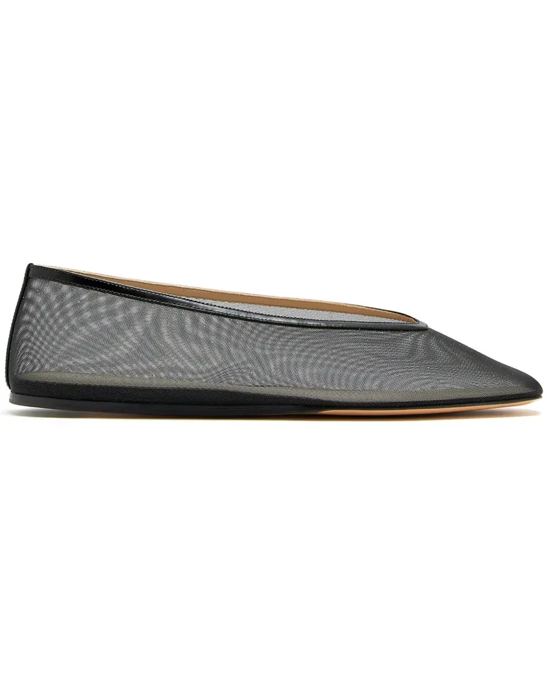 Le Monde Béryl Sneakers in Netzoptik - Schwarz Schwarz