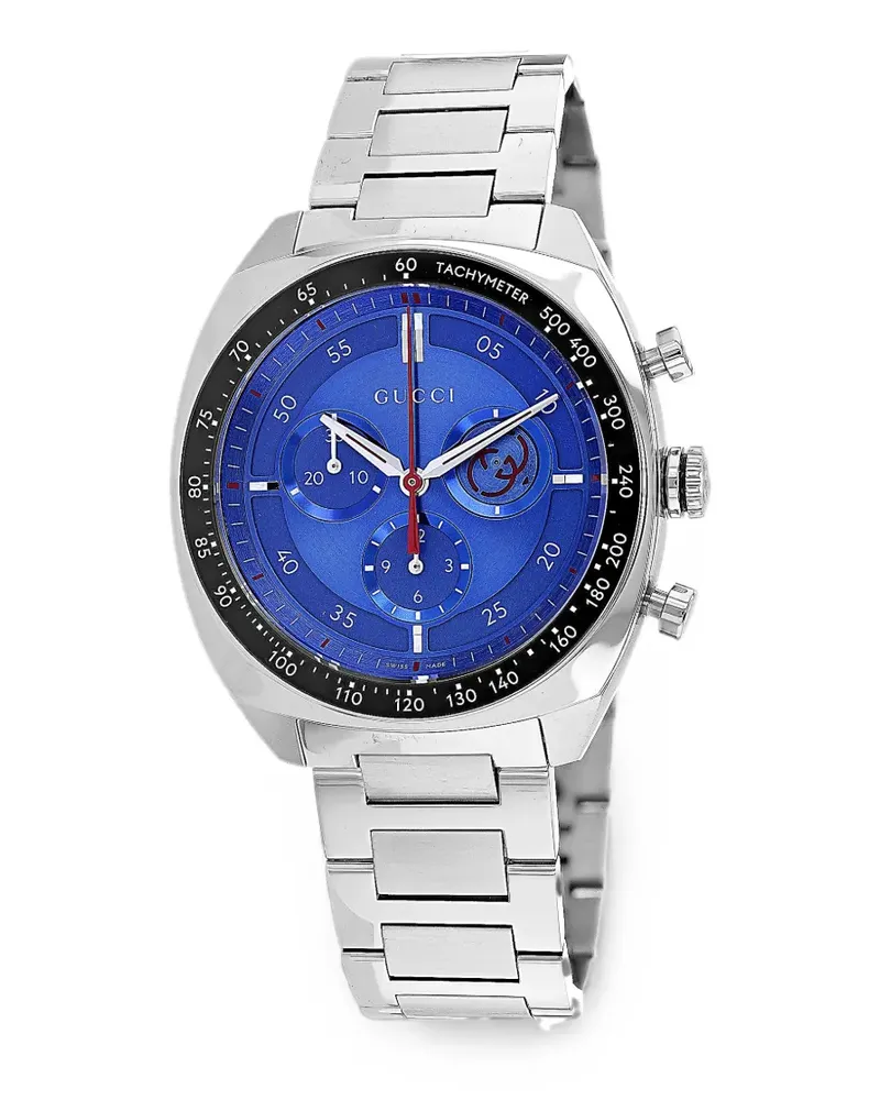 Gucci Interlocking 41mm chronograph watch - Blau Blau