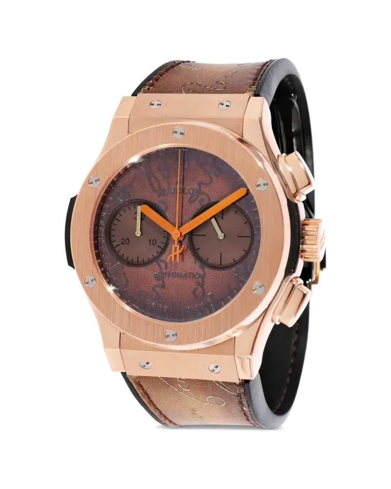 Hublot 2017 pre-owned Berluti Scritto 45mm - Rot Rot