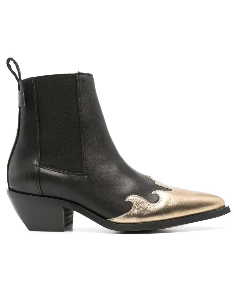 AllSaints Dellaware Stiefel 60mm - Schwarz Schwarz
