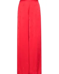 forte_forte Jacquard-Hose aus Satin Rot