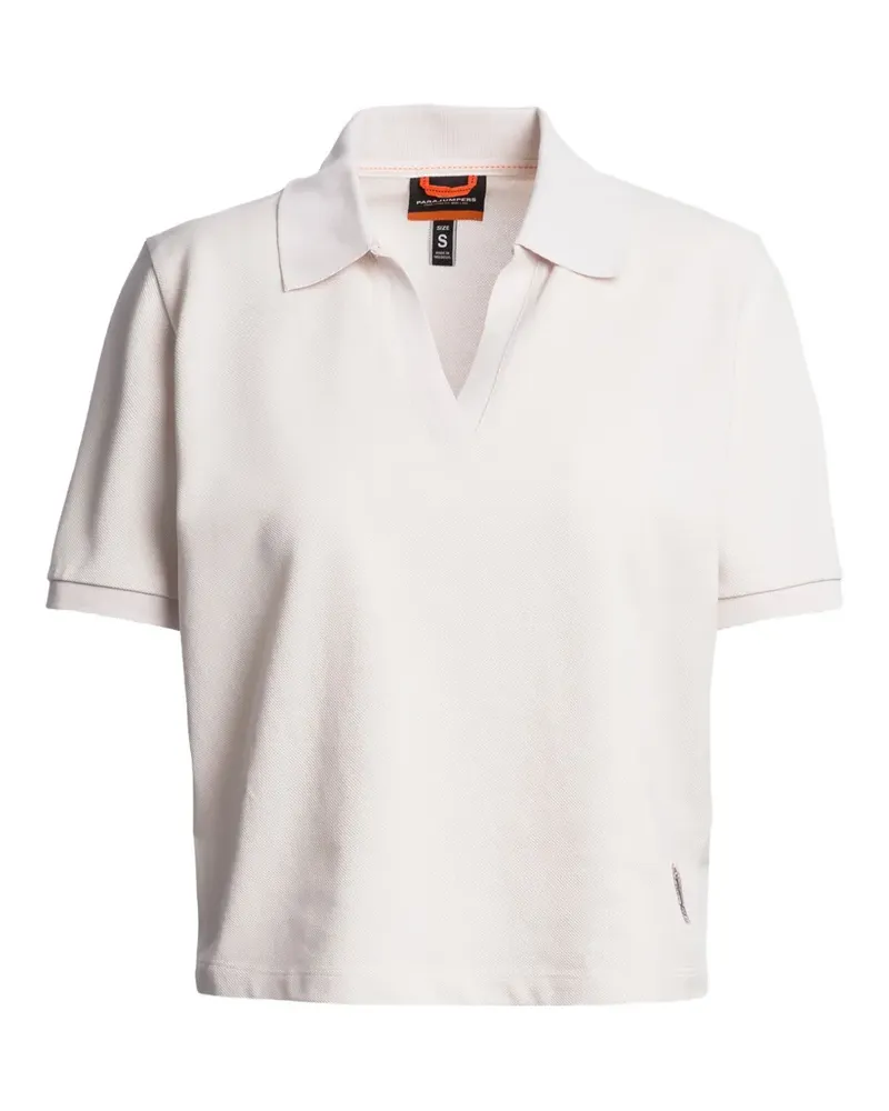 Parajumpers Poloshirt mit V-Ausschnitt - Weiß Weiß