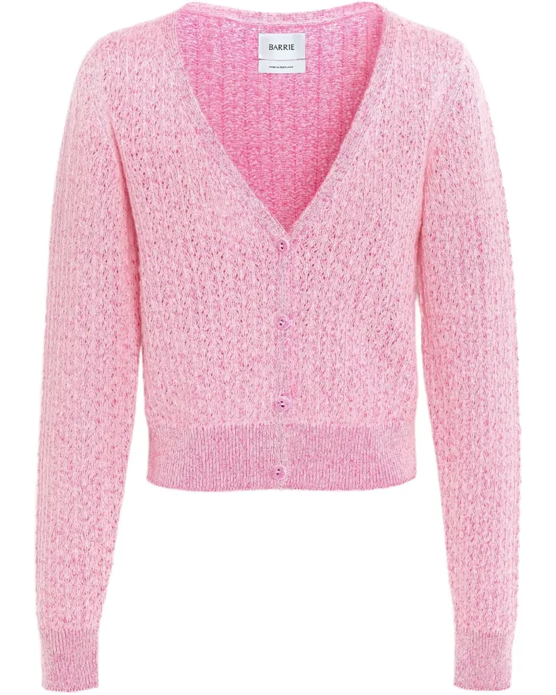 Barrie Cardigan aus Kaschmir - Rosa Rosa