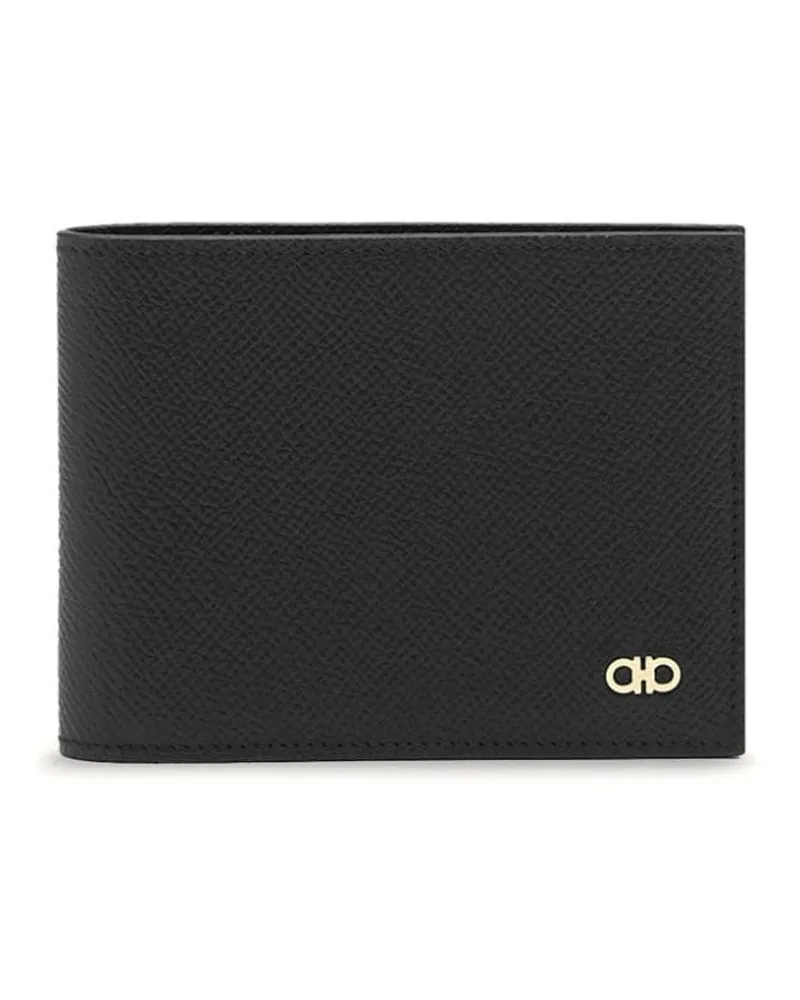 Ferragamo Portemonnaie mit Gancini-Motiv - Schwarz Schwarz