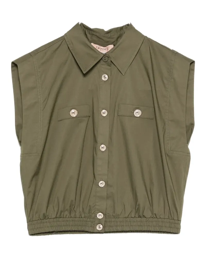 Twin-Set button-fastening shirt - Grün Grün