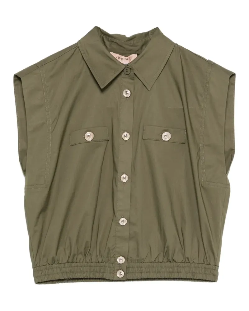 Twin-Set button-fastening shirt - Grün Grün
