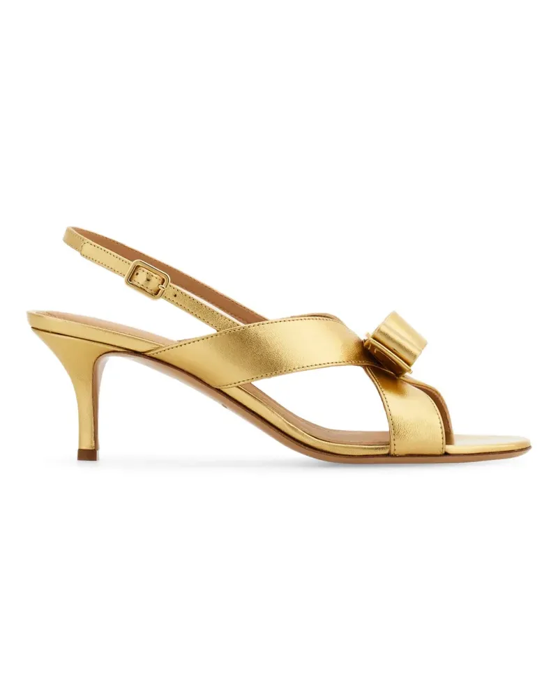 Ferragamo Vara bow sandals - Gold Gold