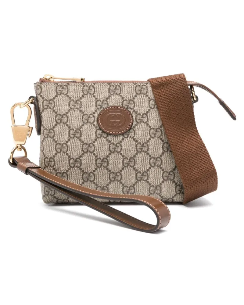 Gucci Kuriertasche aus GG Supreme - Braun Braun