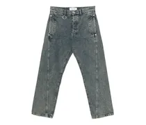 Twist Seam Acid-Wash-Jeans - Blau