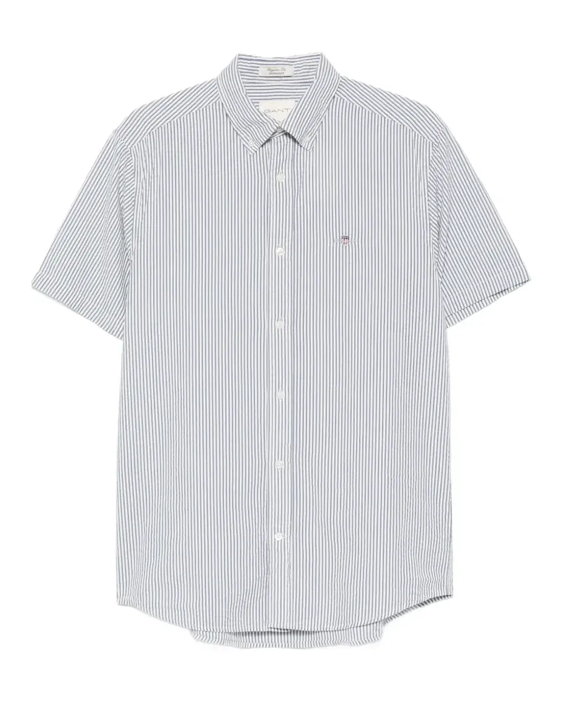 Gant striped short-sleeve shirt - Blau Blau