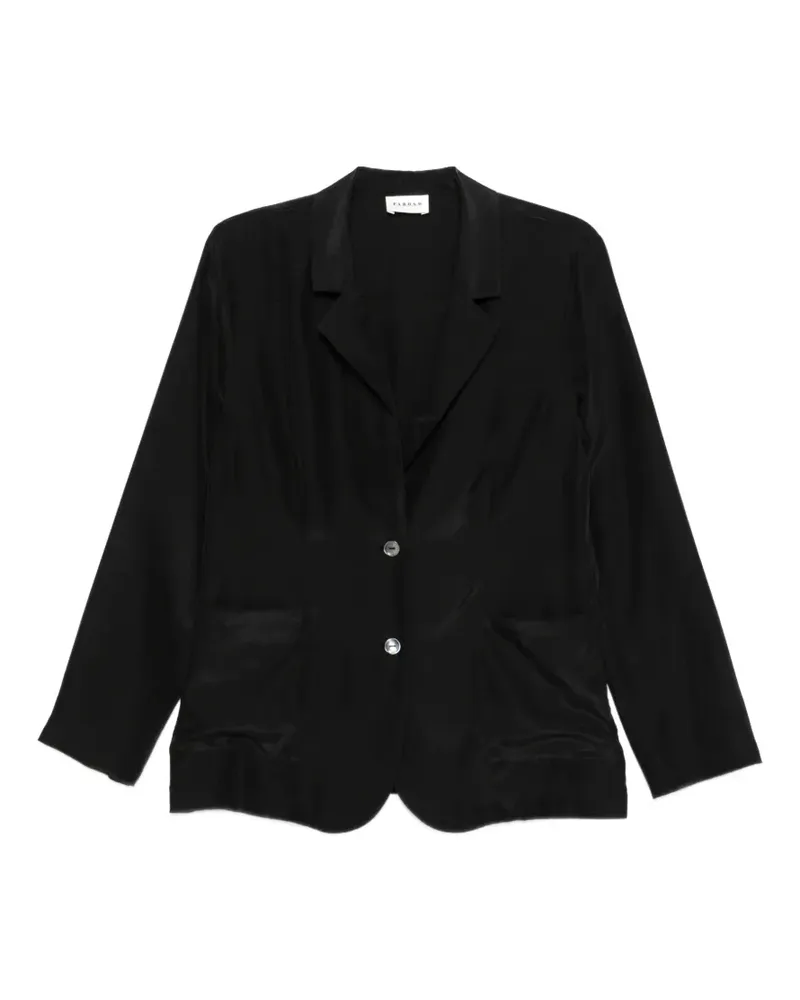 P.A.R.O.S.H. P.A.R.O H. Saxon Blazer mit aufgesetzter Tasche - Schwarz Schwarz
