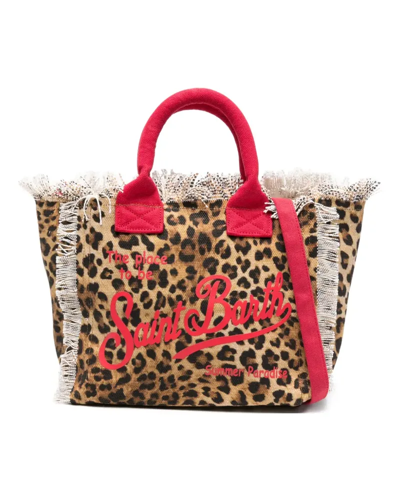 MC2 Saint Barth Tasche mit Leoparden-Print - Nude Nude