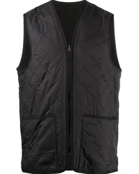 Barbour Gesteppte Weste Schwarz