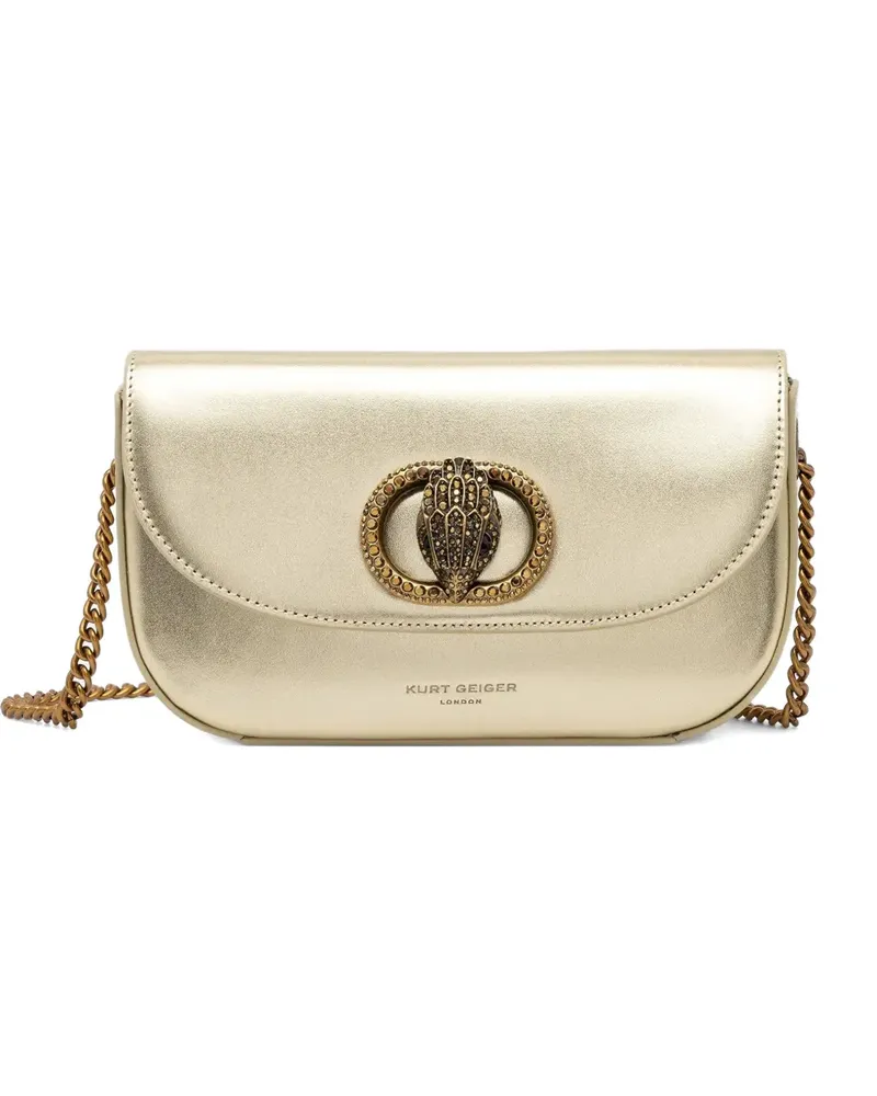 Kurt Geiger Eagle Head chain cross body bag - Gold Gold