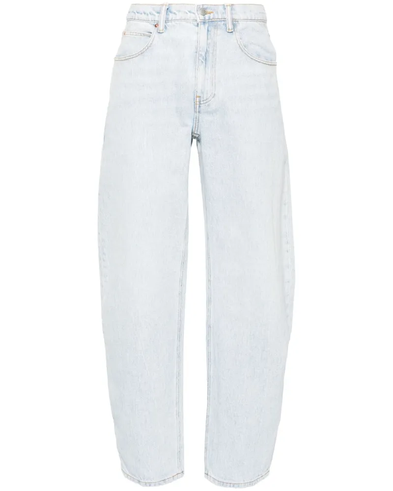 Alexander Wang Hoch sitzende Tapered-Jeans Blau