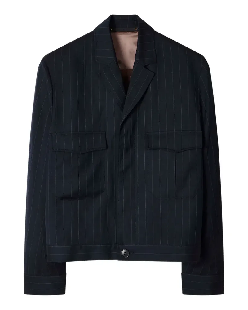 Paul Smith Jacke mit Nadelstreifen - Blau Blau