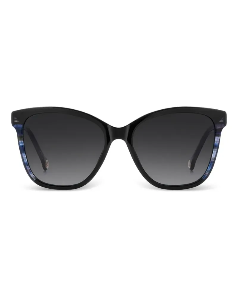 Carolina Herrera New York Sonnenbrille mit Cat-Eye-Gestell - Schwarz Schwarz
