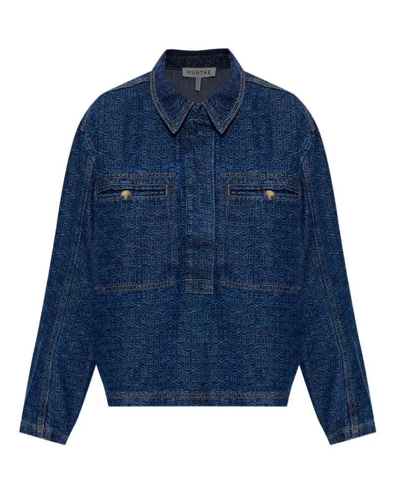 MUNTHE Ruxa polo top - Blau Blau